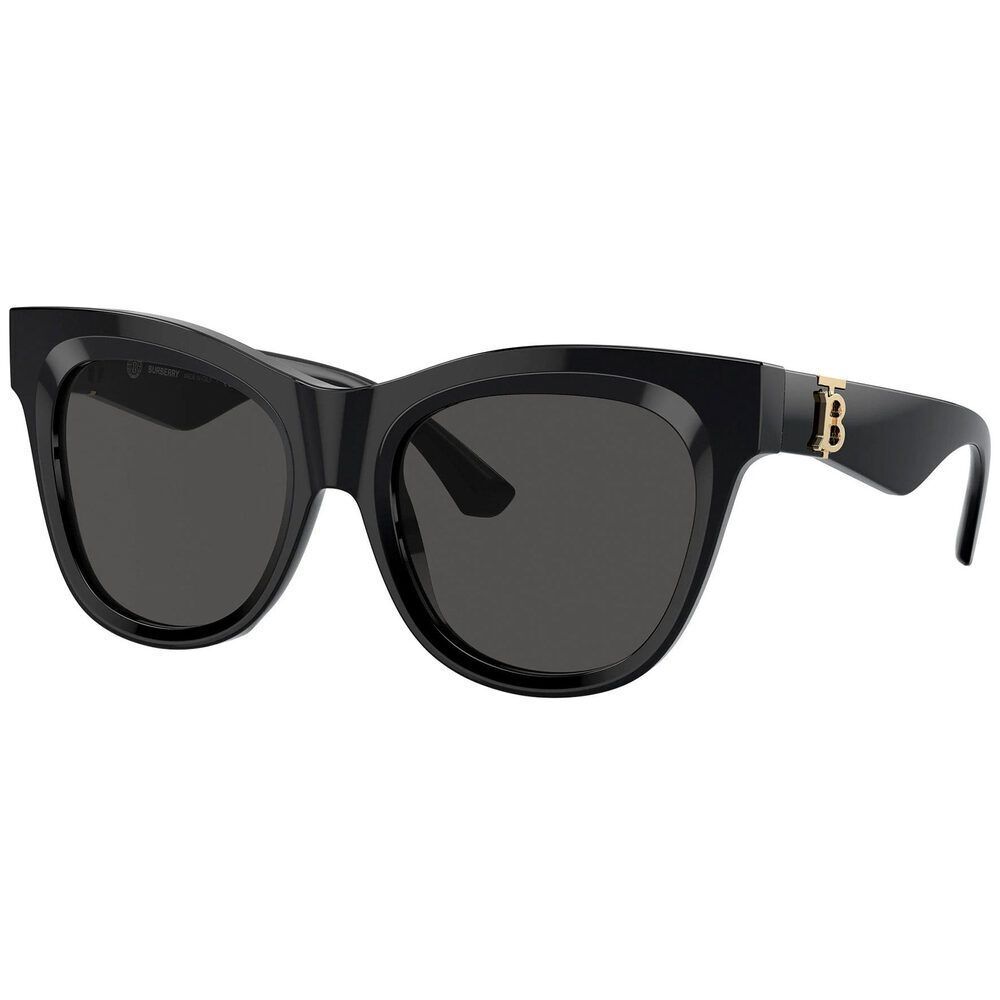 Burberry Women Oversized Cat Eye Sunglasses BE4418-300187 Dark Grey Lens 54mm - Picture 1 of 8